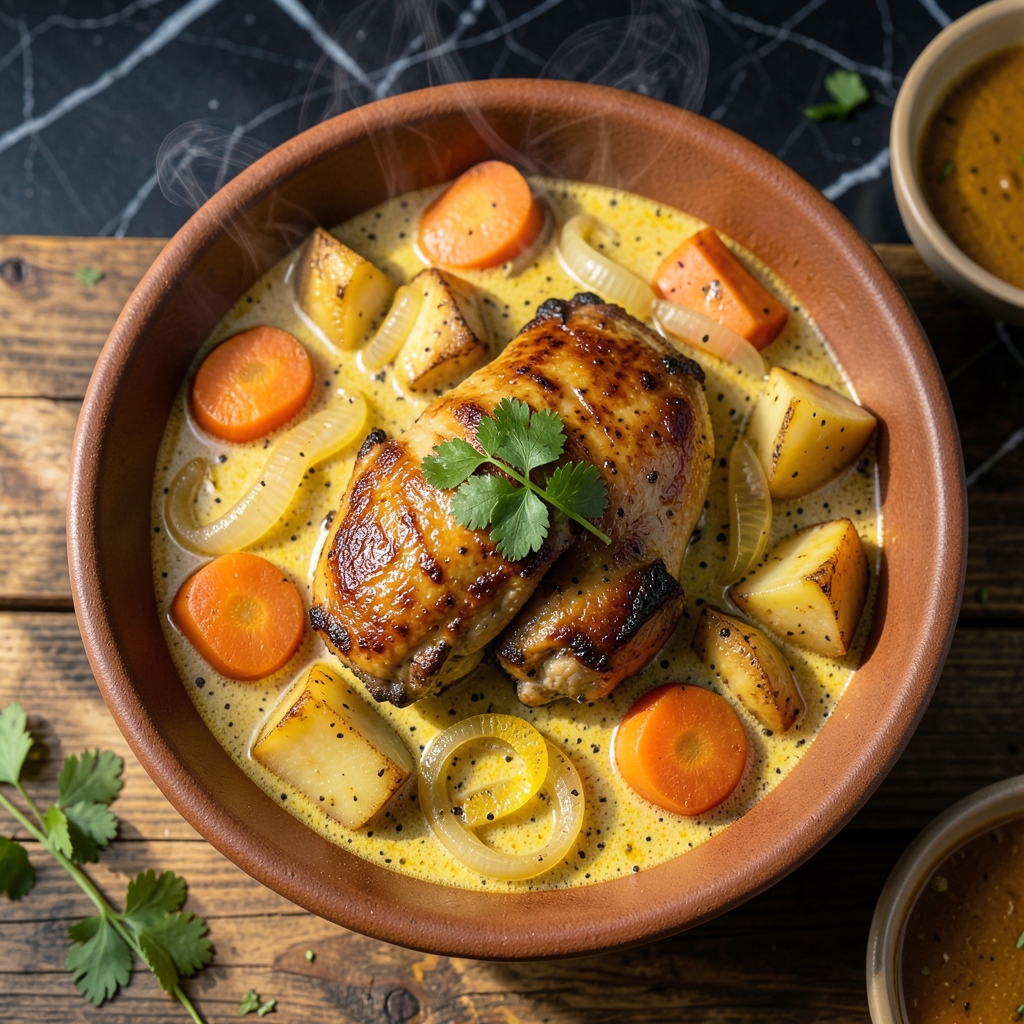 Magic Lamb Rice Chicken Curry Filipino Style Recipe: Coconut Milk-Infused Island Flavors